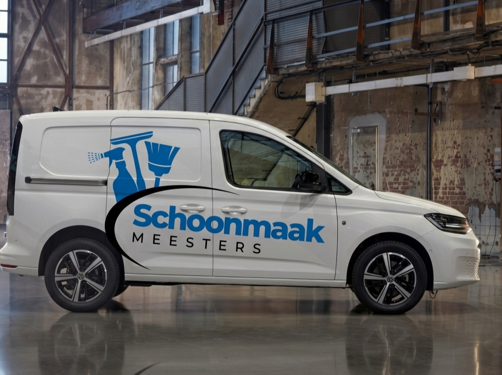 Schoonmaak Meesters branded van